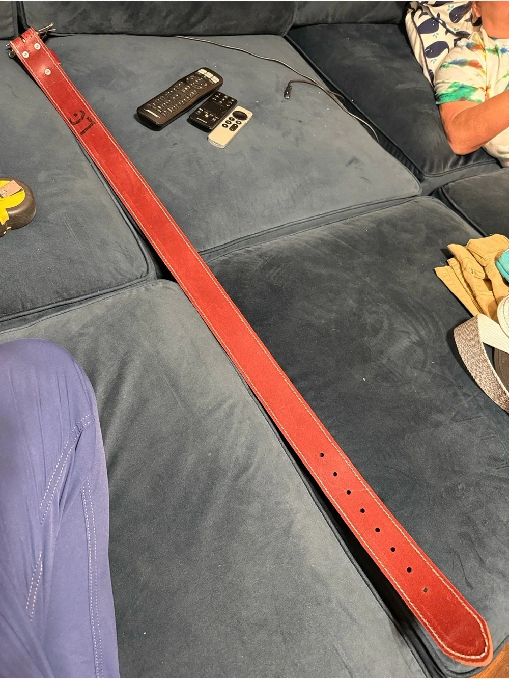 Premium Red-Brown Leather Belt Strap for Men